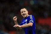 Chelsea defender John Terry celebrates