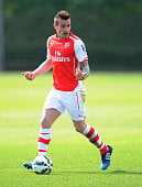 France international Mathieu Debuchy in action for English Premier League side Arsenal