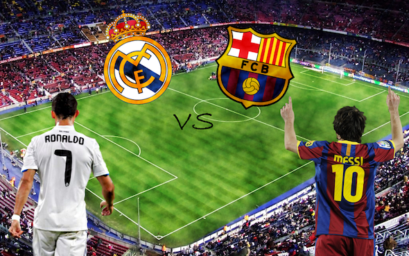 Real Madrid v Barcelona on Saturday