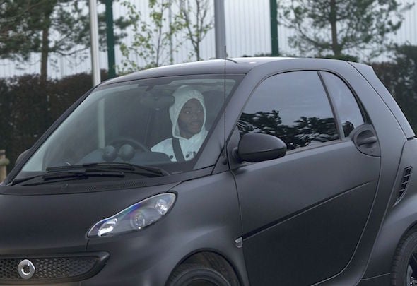 Raheem Sterling has been spotted driving to training in a Smart car rather than a super car