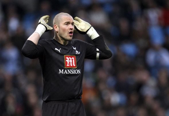Paul Robinson during his playing days at Tottenham