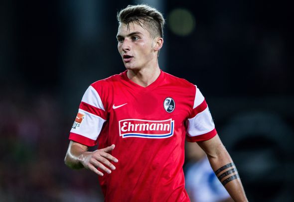 Maximilian Philipp looks on for his German club SC Freiburg