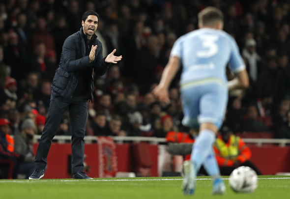 Arsenal manager Mikel Arteta