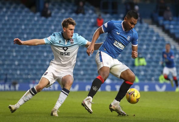 Celtic loanee Leo Hjelde (at Ross County) & Rangers striker Alfredo Morelos