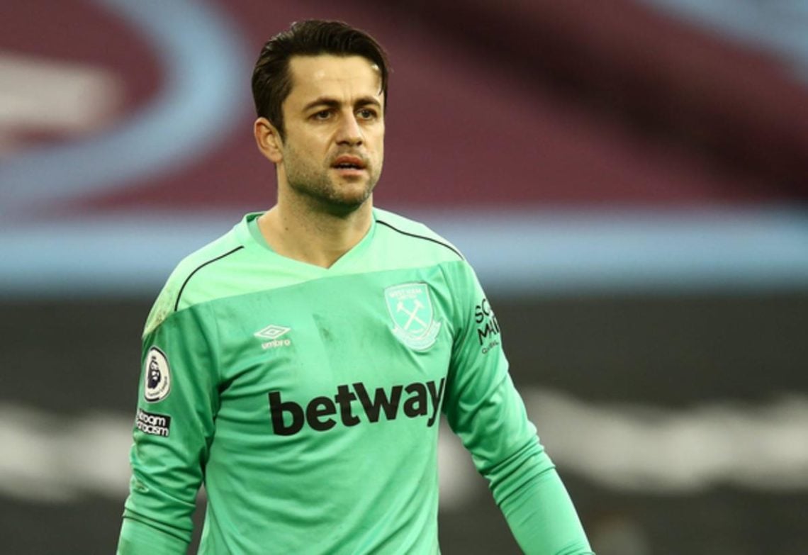West Ham goalkeeper Lukasz Fabianski