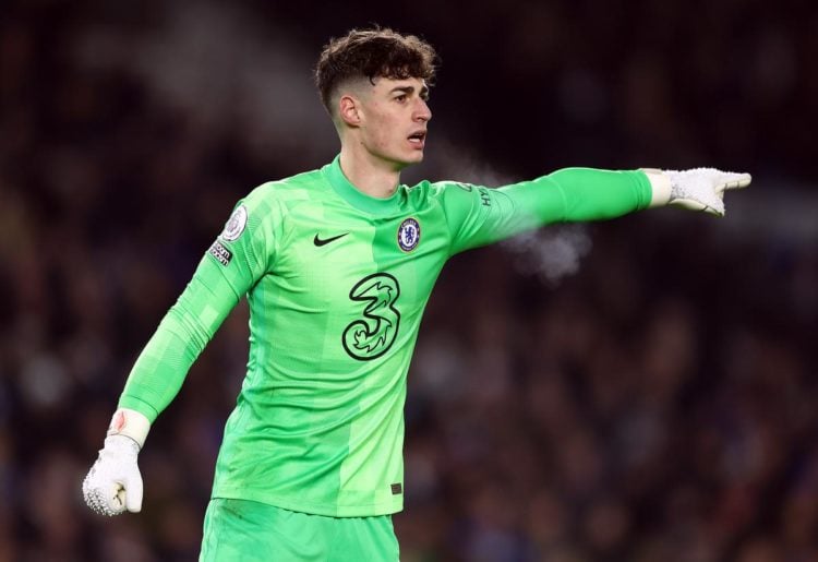 Chelsea goalkeeper Kepa.