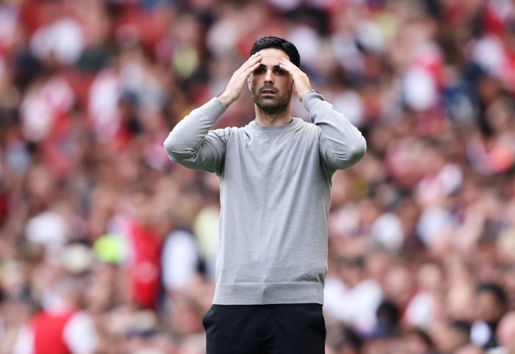Arsenal manager Mikel Arteta