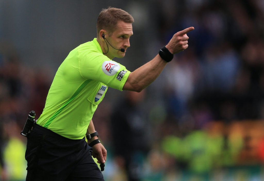 Referee Craig Pawson