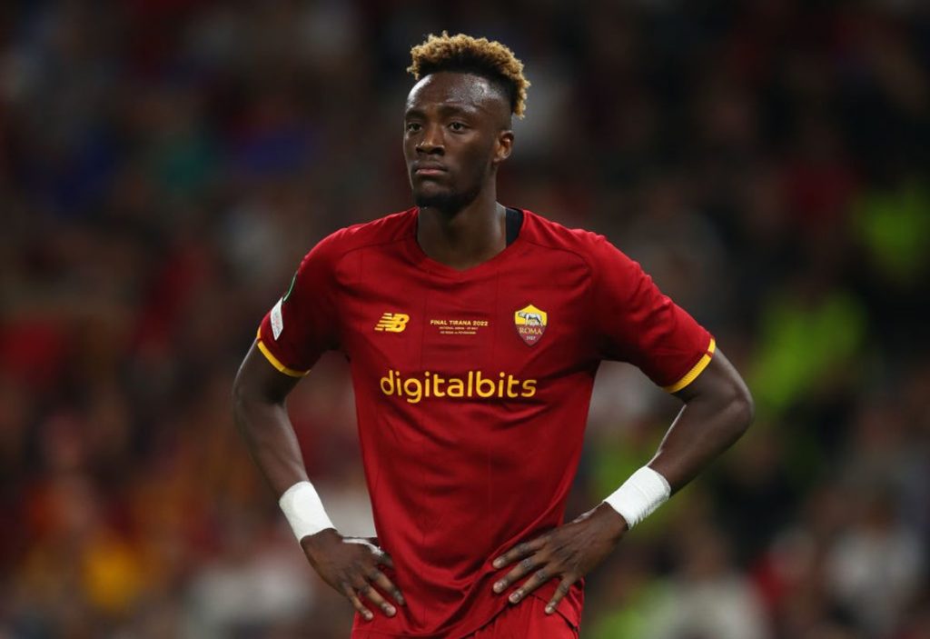 Tammy Abraham looking frustrated
