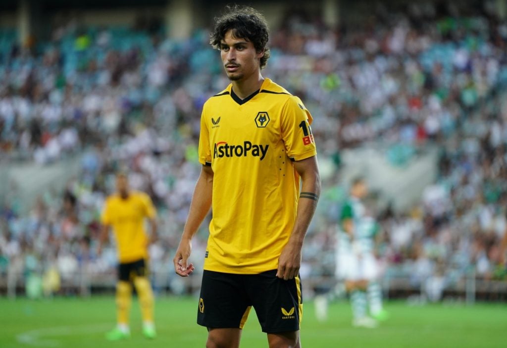 Hugo Bueno in action for Wolves