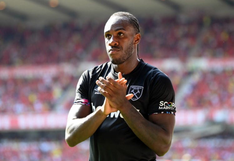 West Ham Michail Antonio clapping fans