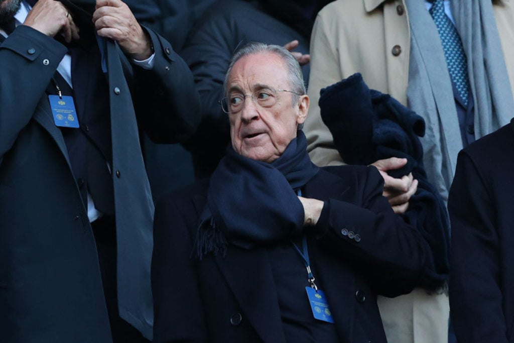 Real Madrid president Florentino Perez