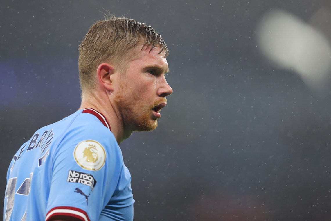 Man City midfielder Kevin De Bruyne