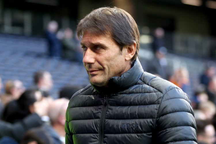 Antonio Conte looks on during his time as Tottenham manager