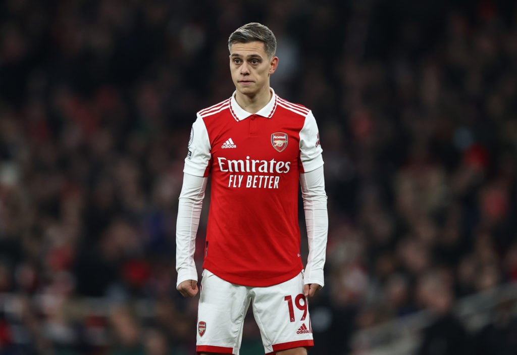 Arsenal forward Leandro Trossard.