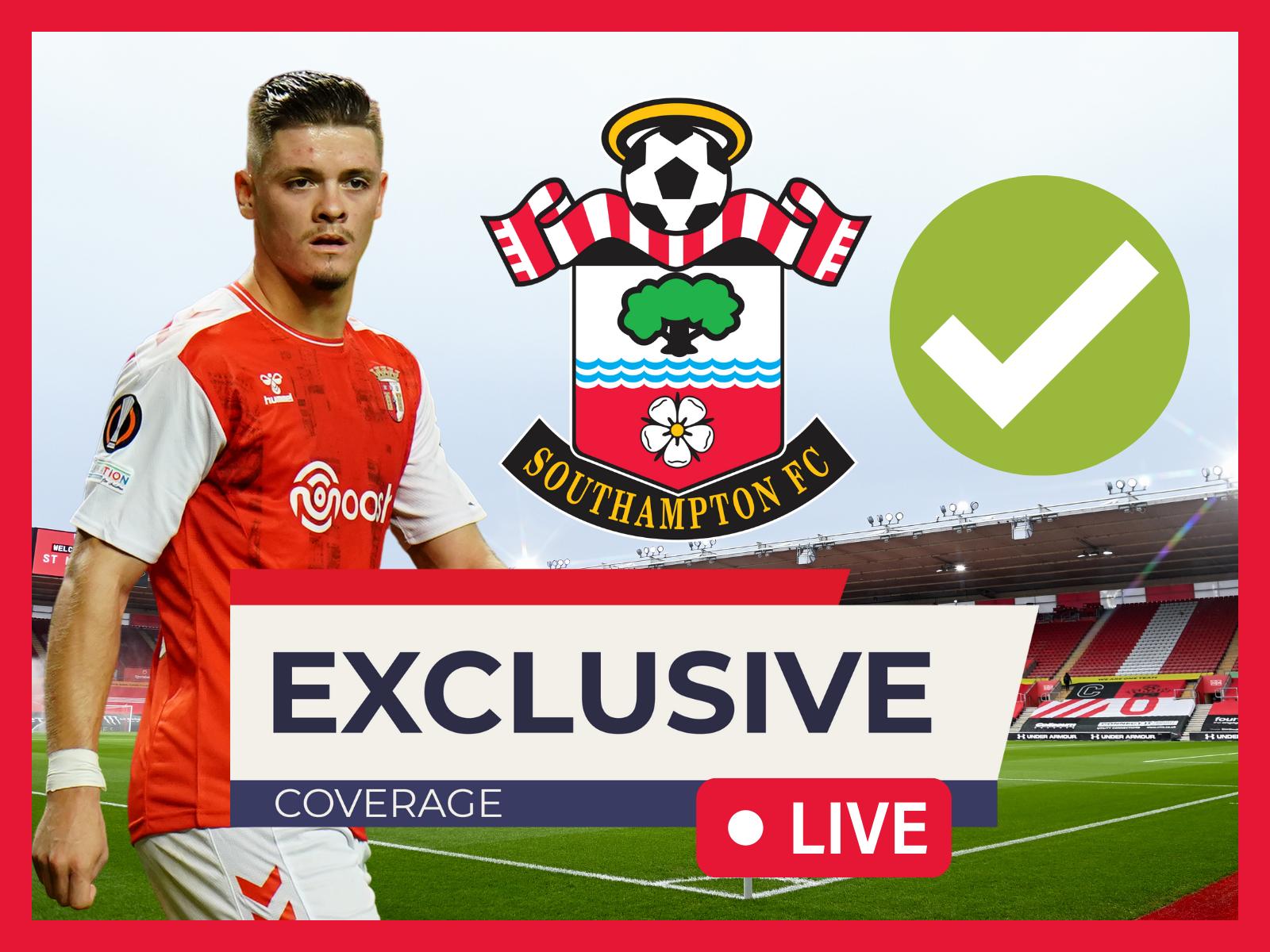 Southampton agree £26.2m deal for Braga striker Vitinha