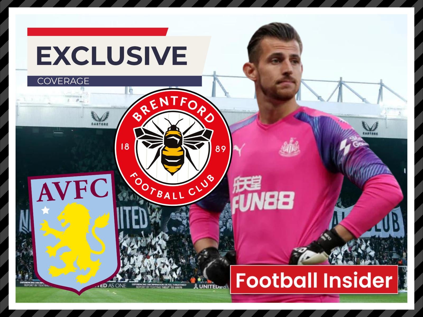 Newcastle goalkeeper Dubravka wanted by Aston Villa and Brentford