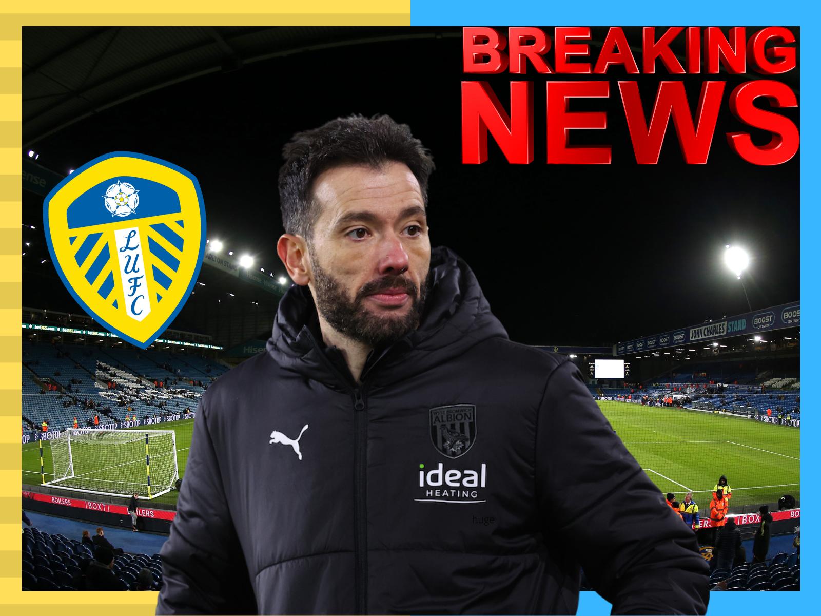 Leeds United target Corberan set for West Brom talks - sources Leeds United target Corberan set for West Brom talks - sources