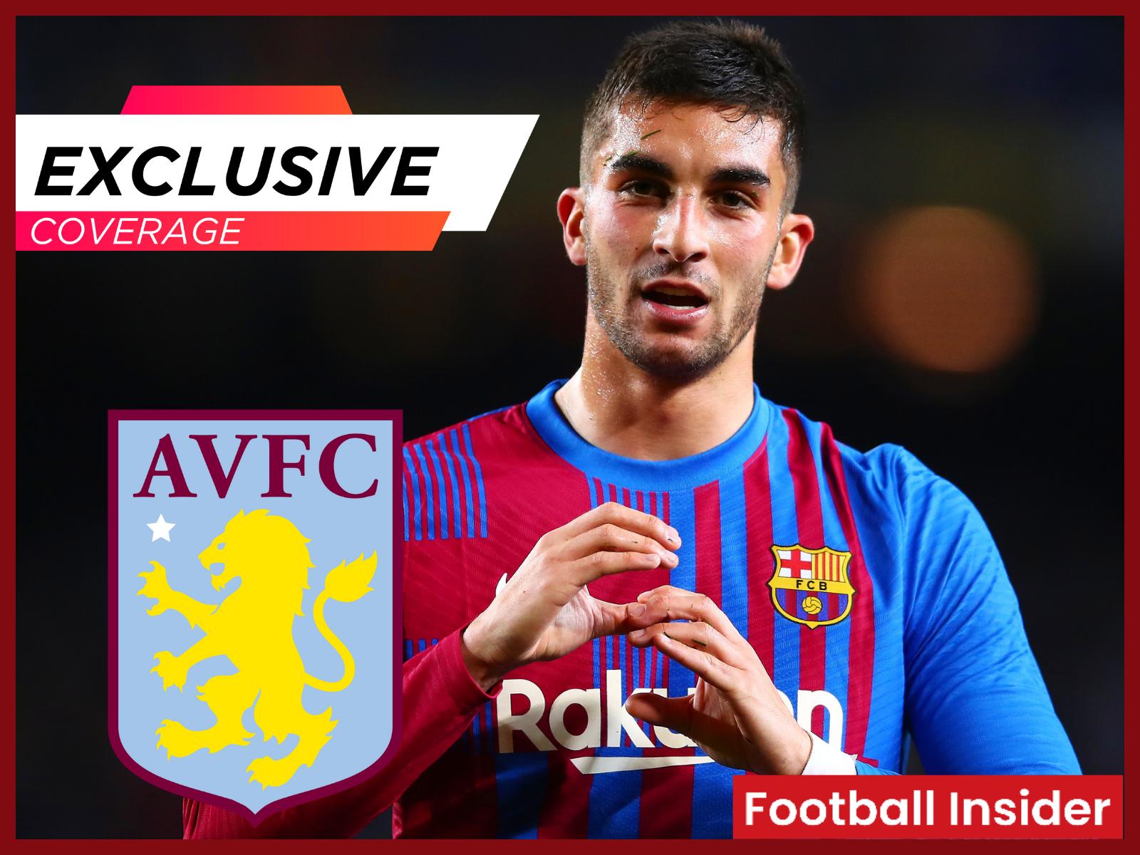 Aston Villa handed boost in bid for Barcelona star Ferran Torres