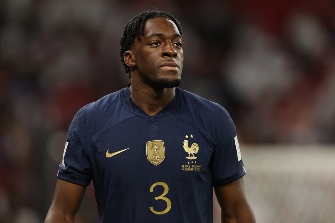 Chelsea defender Axel Disasi in action for France