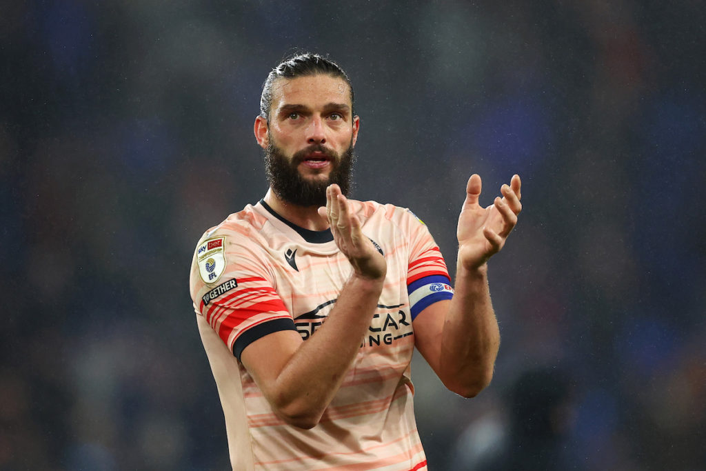 Andy Carroll clapping his hands
