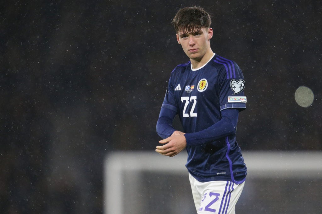 Scotland defender Aaron Hickey