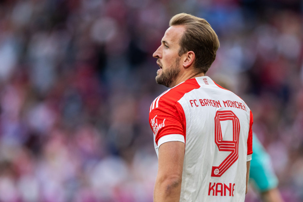 Bayern Munich striker Harry Kane
