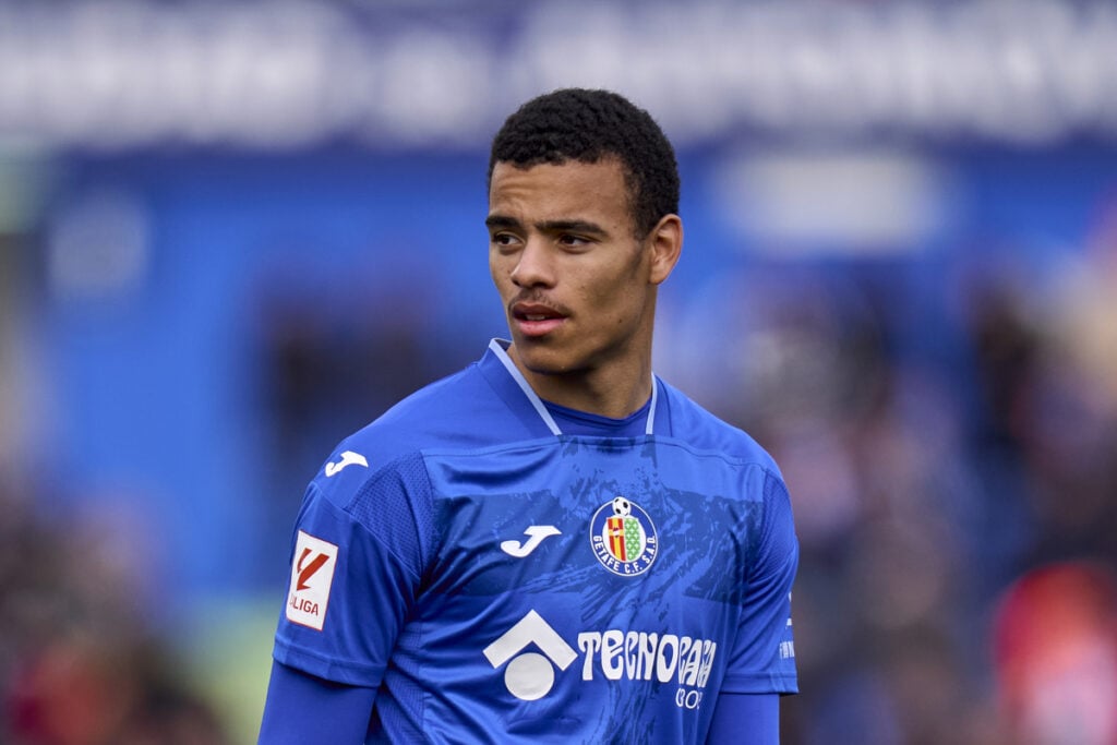 Mason Greenwood playing for Getafe