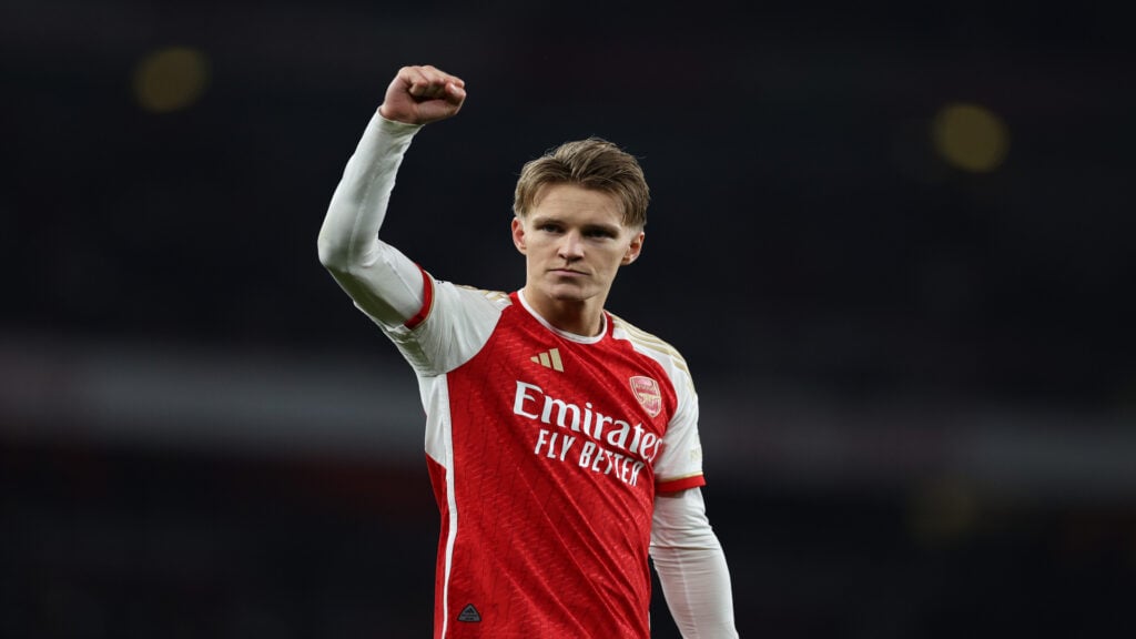 Arsenal midfielder Martin Odegaard