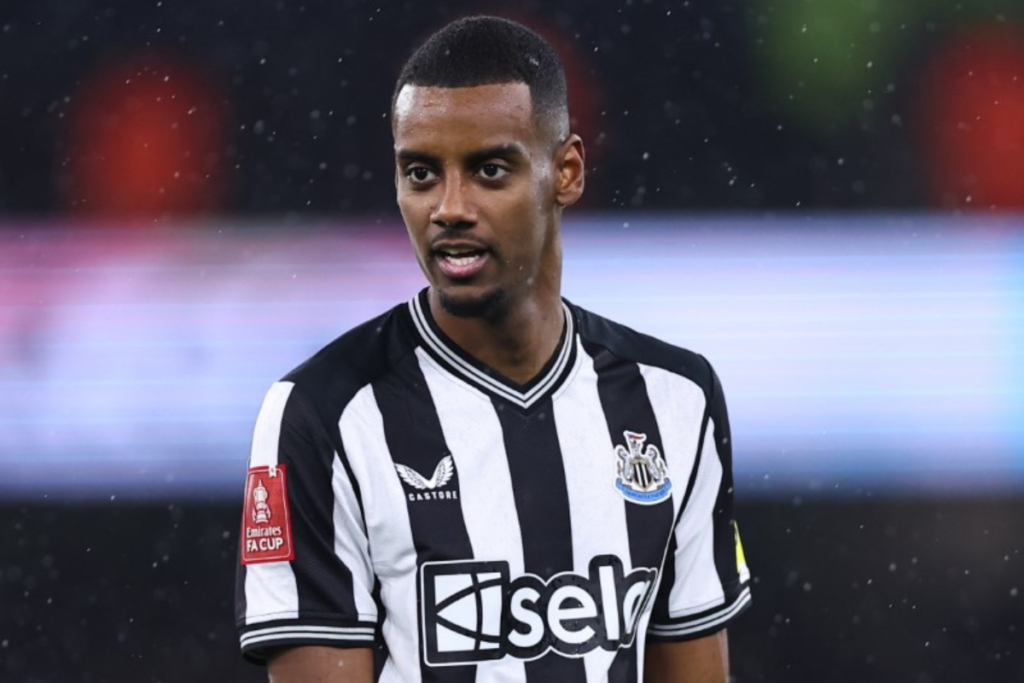 Newcastle striker Alexander Isak