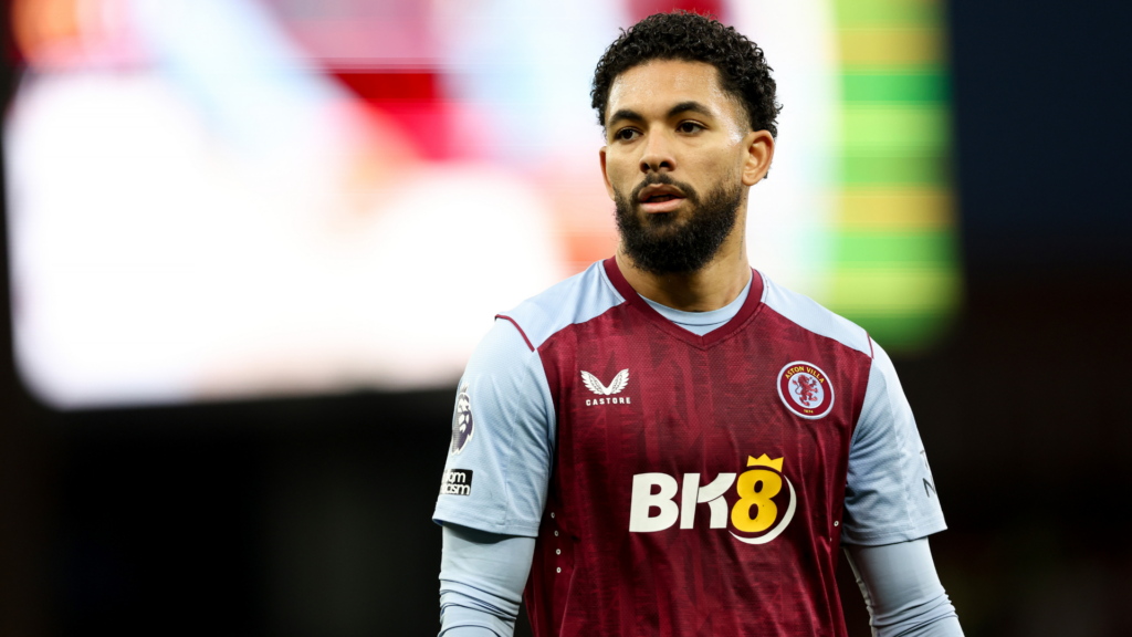 Aston Villa midfielder Douglas Luiz