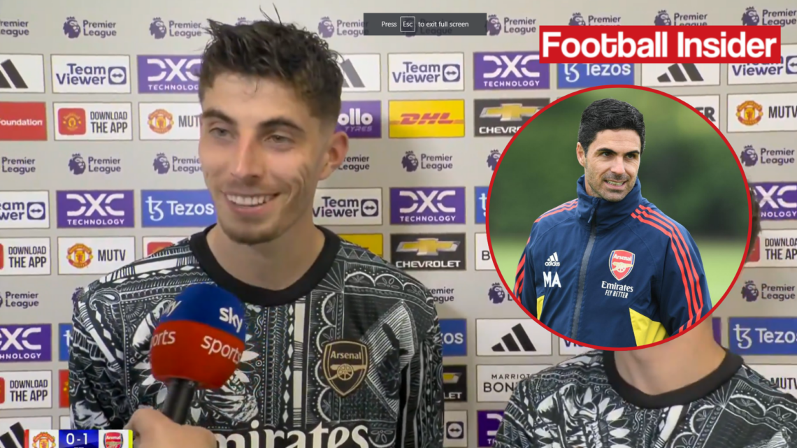 Arsenal fans love what Kai Havertz said about Tottenham after Man United win