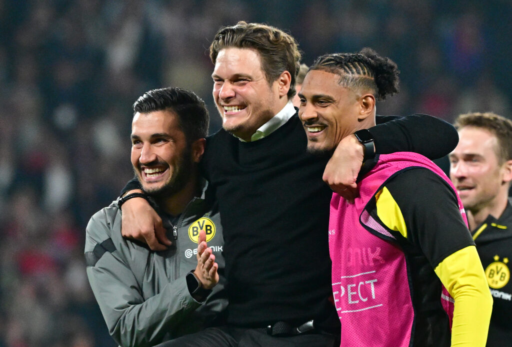 Edin Terzic Nuri Sahin Sebastien Haller Dortmund