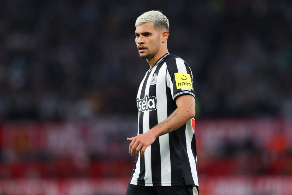 Bruno Guimaraes playing for Newcastle