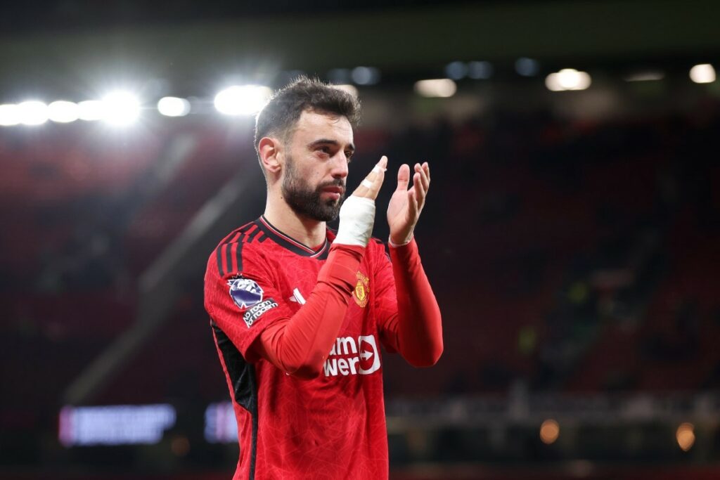 Man United captain Bruno Fernandes