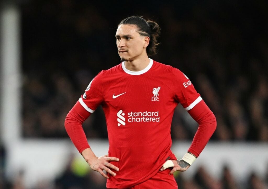Liverpool striker Darwin Nunez