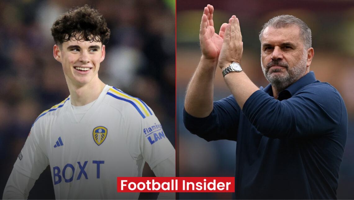 Archie Gray Leeds United Tottenahm Ange Postecoglou
