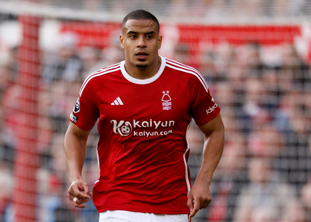 Nottingham Forest defender Murillo in action