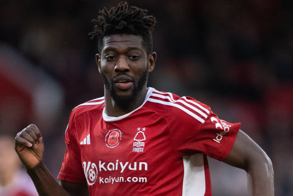 Nottingham Forest's Ibrahim Sangare in action in the Premier League