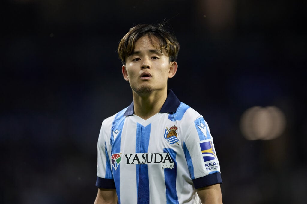Real Sociedad winger Takefusa Kubo