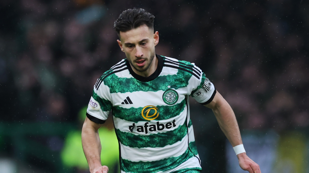 Nicolas Kuhn in action for Celtic