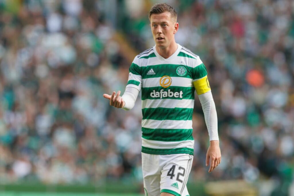 Callum McGregor playing for Celtic