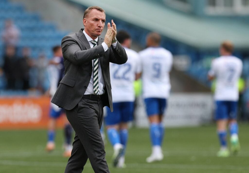 Brendan Rodgers applauds Celtic fans