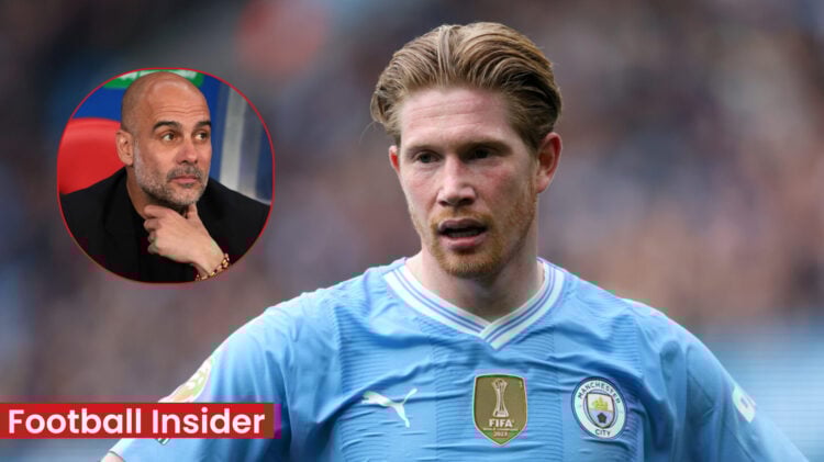 Kevin De Bruyne Pep Guardiola Man City