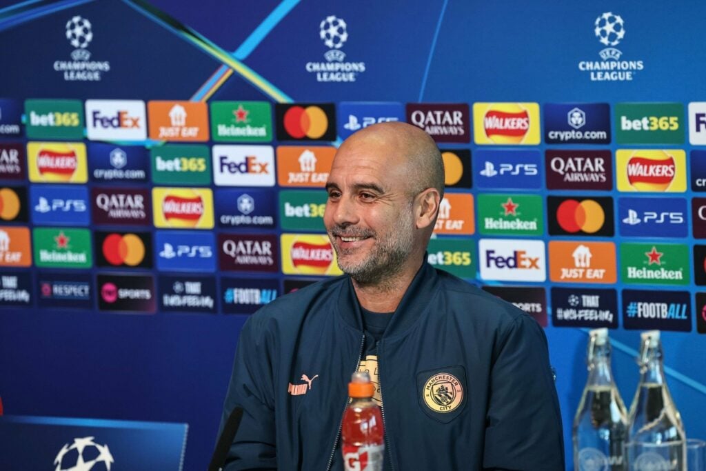 Man City manager Pep Guardiola