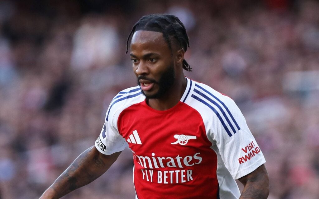 Arsenal winger Raheem Sterling