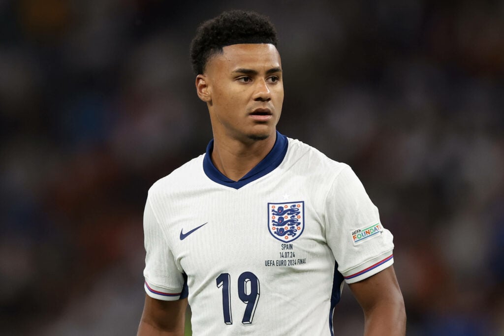 Ollie Watkins playing for England