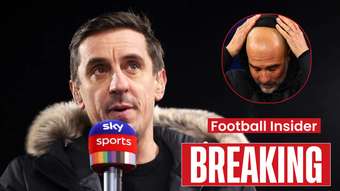 Gary Neville Man City Pep Guardiola