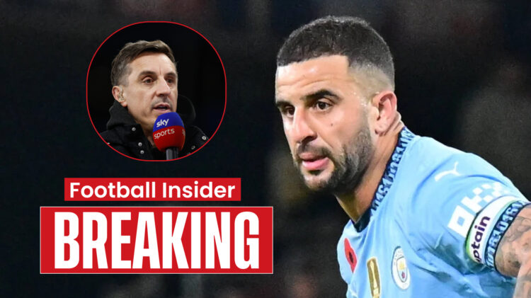 Kyle Walker Man City Gary Neville