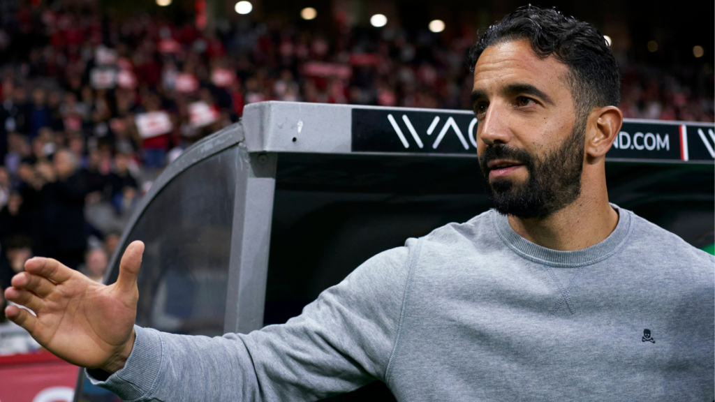 Man United manager Ruben Amorim